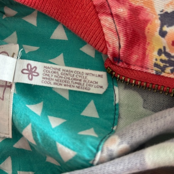 Matilda Jane 435 Cabin Night Floral Raglan Tween Jacket Girls Size 10 - Picture 7 of 9